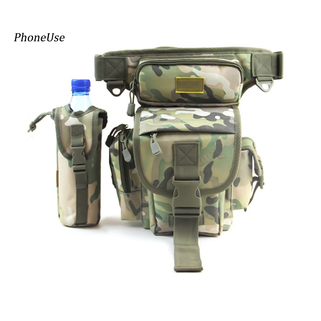 Túi Da PU Đeo Hông Đựng Dụng Cụ Câu Cá Tiện Lợi