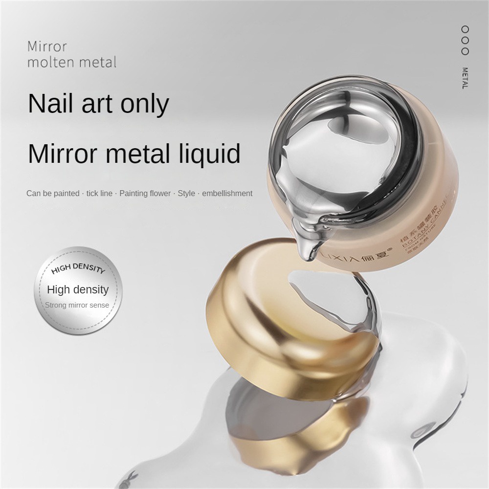 Gel Sơn Móng UV 5ml Màu Vàng / Bạc Lấp Lánh