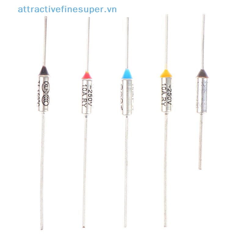 10 Cầu Chì Nhiệt Kim Loại 10A 15A 250V 142° 150° 172° 185° 216° Áo Khoác Phao Thời Trang Trẻ Trung Cá Tính