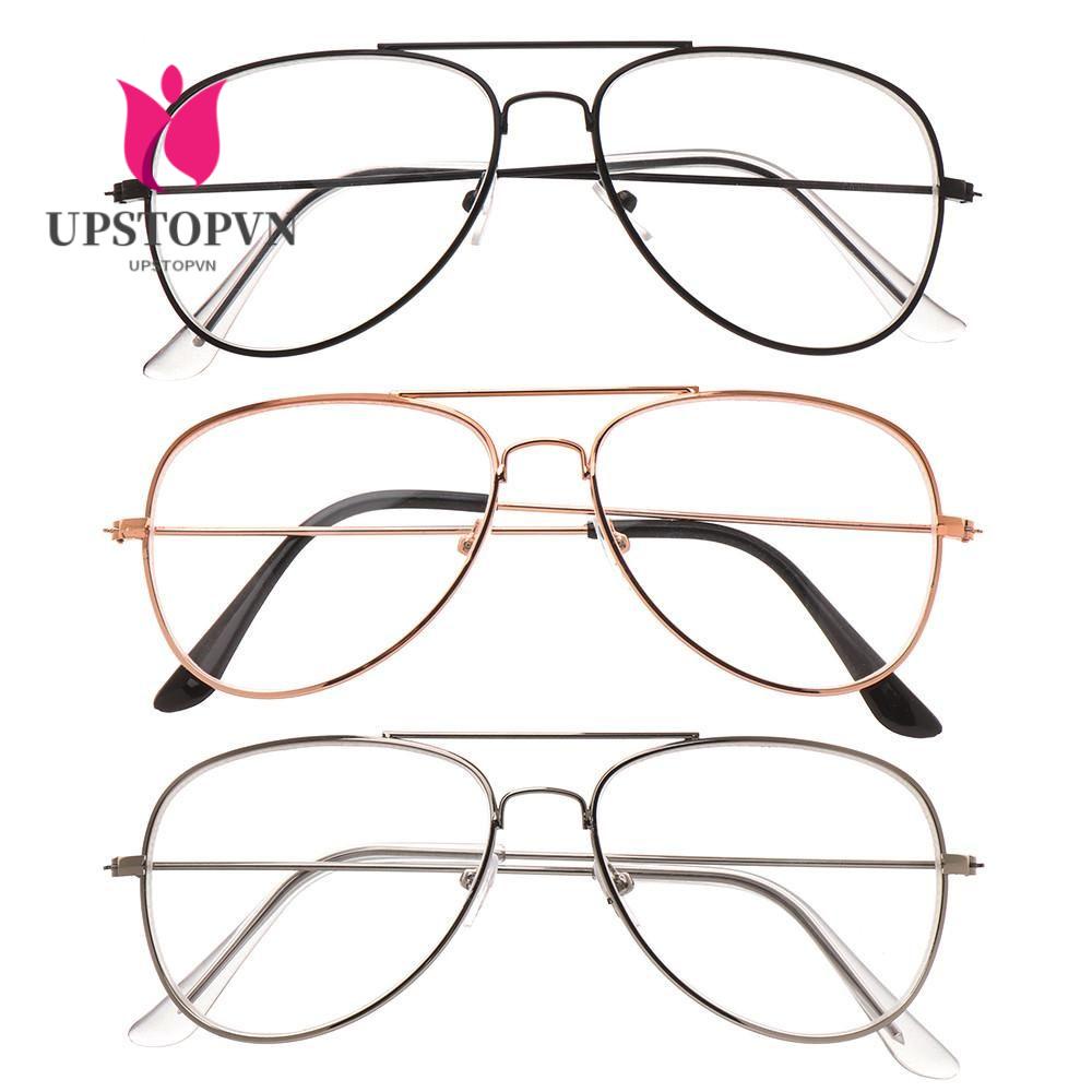 UPSTOPVN Kính Cận Cảnh 100 ~ - 500 Diopter Gọng Kim Loại Siêu Nhẹ Cho Nam Và Nữ