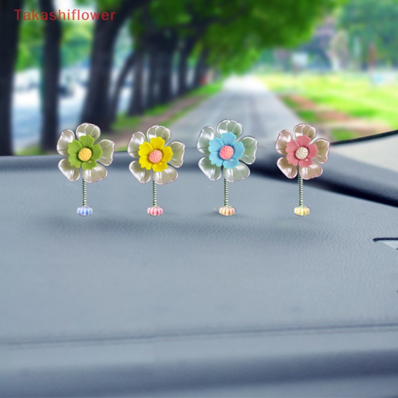 [TakashiflowerV] Hoa Lắc Đầu Mini Trang Trí Nội Thất Xe Hơi