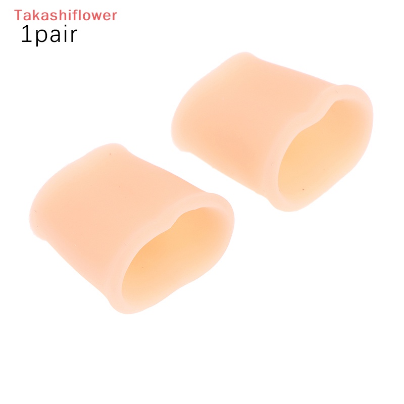 1 Cặp Ống Gel Silicone Bảo Vệ Ngón Chân Cái