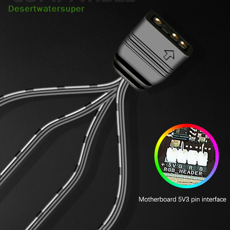 Cáp Chia Cổng 5V 3Pin 1 Sang 2 1 Thành 4 33.5cm ARGB Thông Dụng