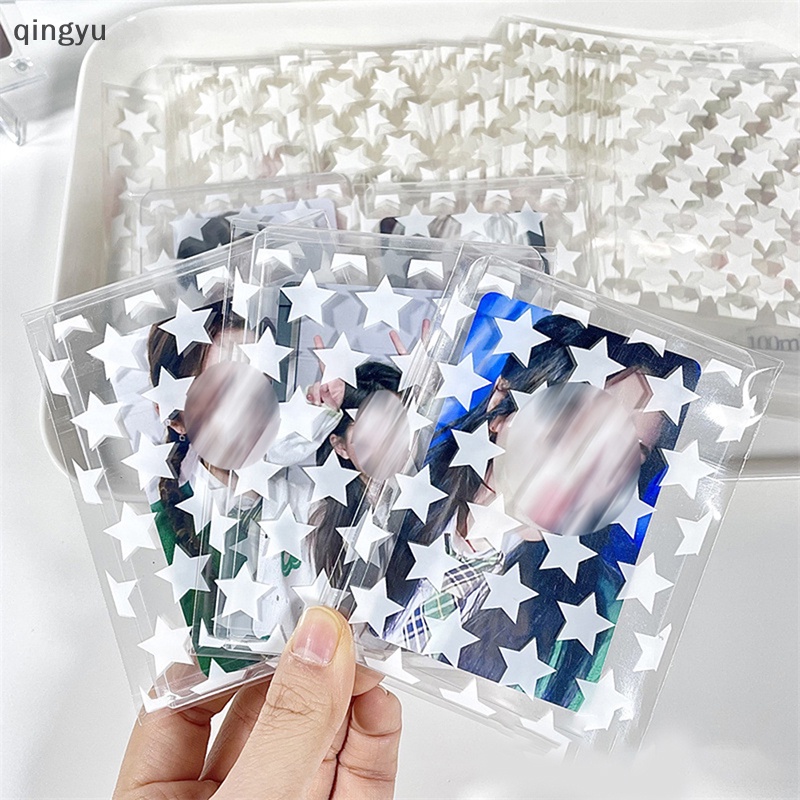 Set 100 Tấm Card Trong Suốt Bảo Vệ Thẻ Hình Thần Tượng