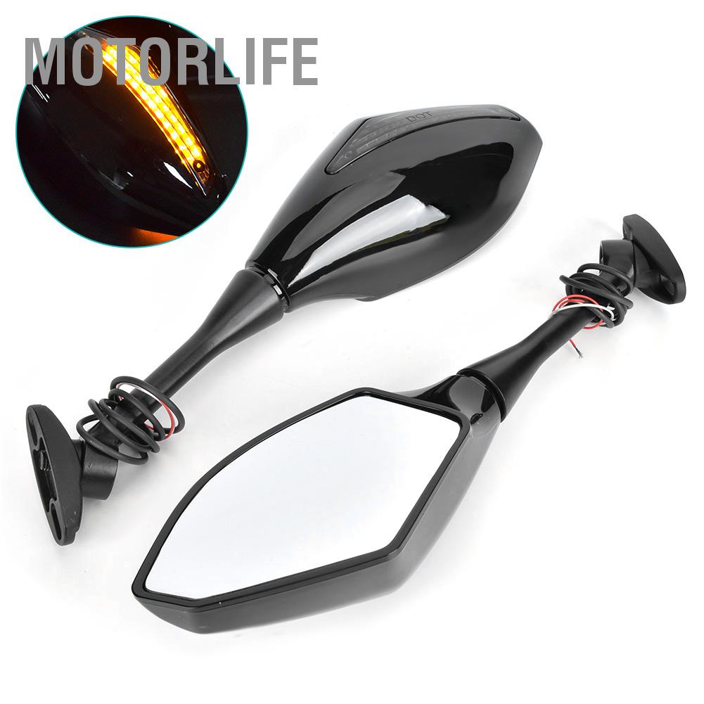 Motorlife 2 Gương Đèn LED Báo Rẽ Xe Máy Phù Hợp Cho Honda CBR600RR/

CBR1000RR/

CBR250R/

CBR500R/

CBR300R