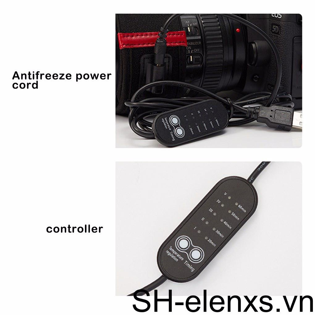 Dải Sưởi Ấm Ống Kính Máy Ảnh DSLR 5 Chế Độ Thông Dụng
