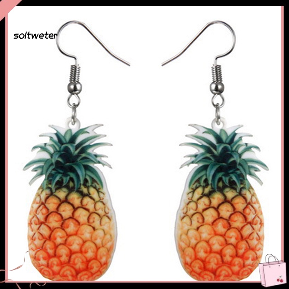 Bông Tai Dạng Móc Hình Trái Cây Ngọt Ngào Cho Nữ