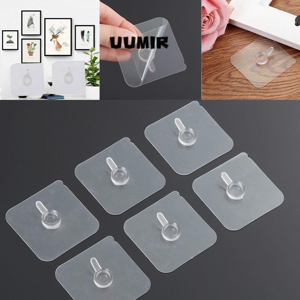 UUMIR Set 2 / 4 Móc Treo Khung Ảnh Trong Suốt Tiện Lợi