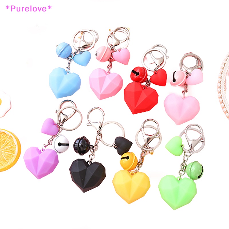 Móc Khóa Hình Trái Tim Xinh Xắn Cho Nữ Mới