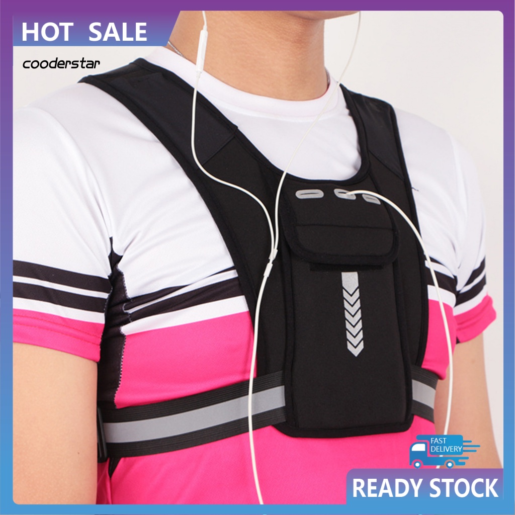 Áo Phản Quang Đa Năng Có Thể Điều Chỉnh Dùng Chạy Bộ / Đạp Xe