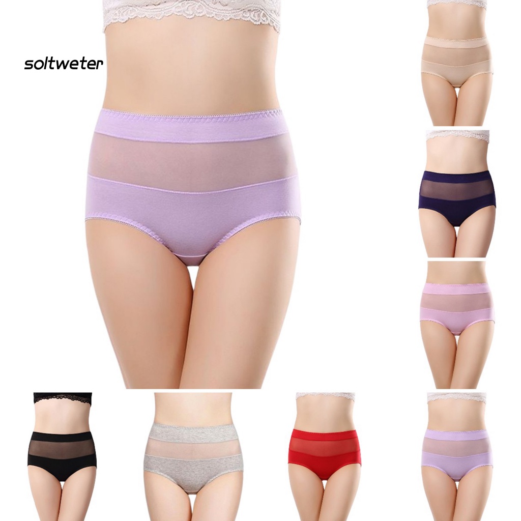 Quần Lót Lưới Xuyên Thấu Thoáng Khí Giúp Bụng Và Kiểm Soát Bụng Cho Nữ