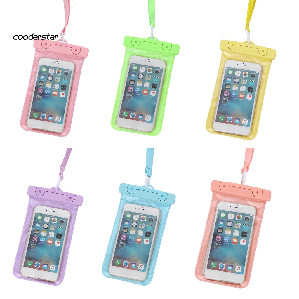 Túi Đựng Điện Thoại Trong Suốt Chống Nước Chống Rò Rỉ Kèm Dây Đeo Tiện Dụng