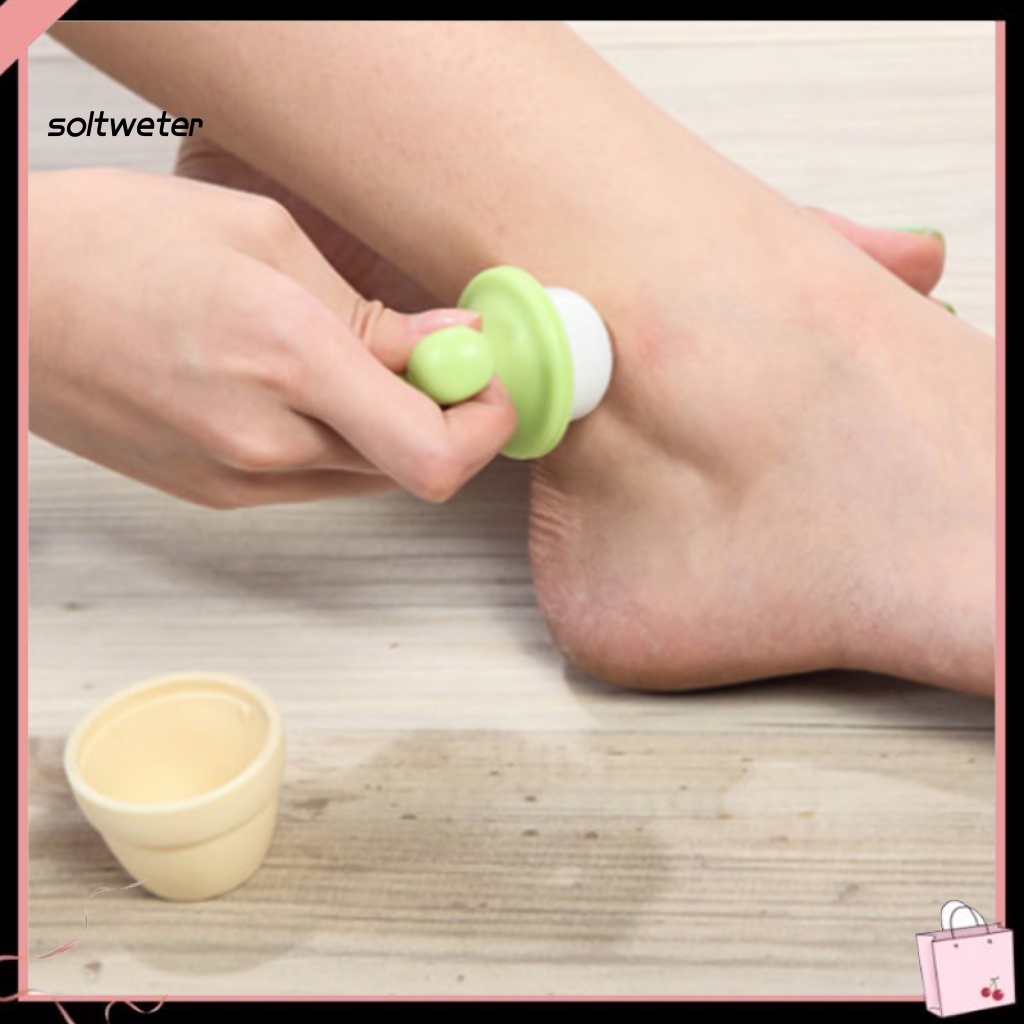 St Máy Mát Xa Lâu Trôi Mịn Màng Hình Chậu Cây Dễ Thương Dùng Tại Nhà