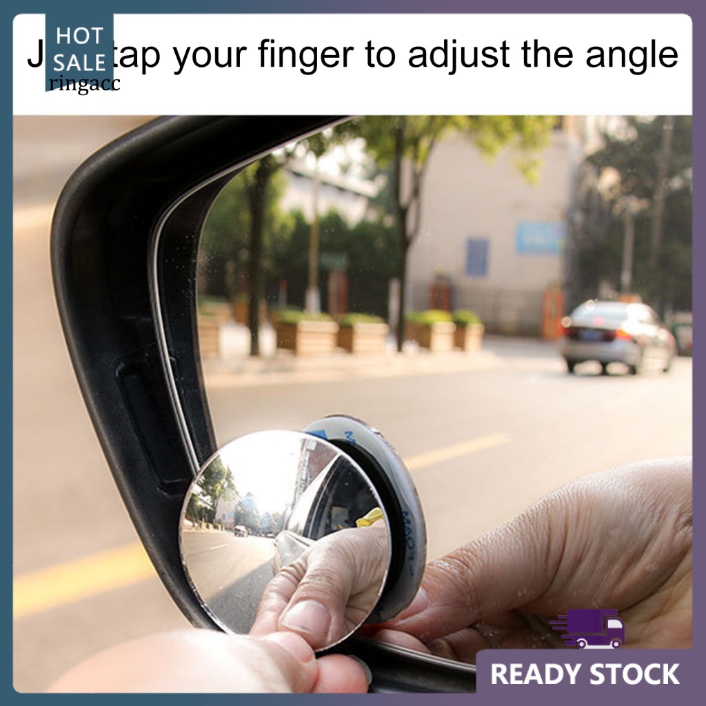 Bộ 2 Gương Chiếu Hậu Góc Rộng Xoay 360 Độ Không Viền Cho Xe Hơi