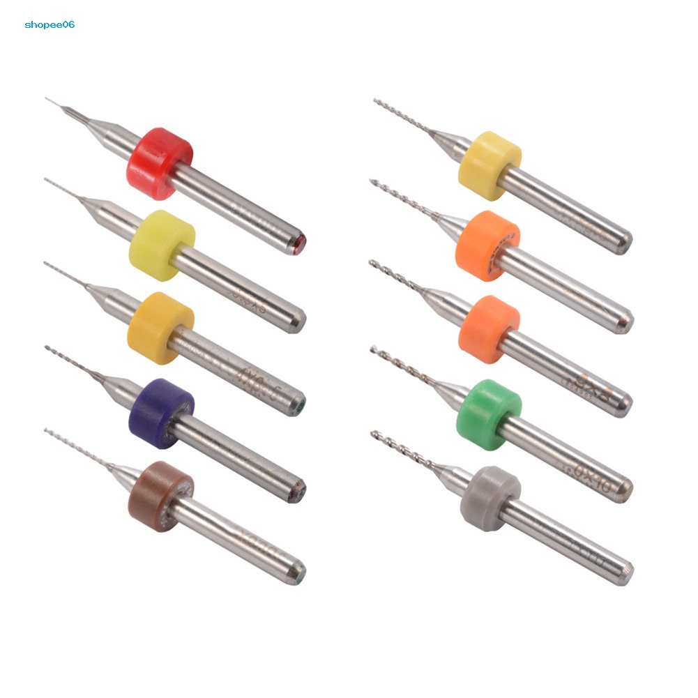 Bộ 10 Mũi Khoan 01-10mm Cho Máy In 3D MK7 MK8 RepRap