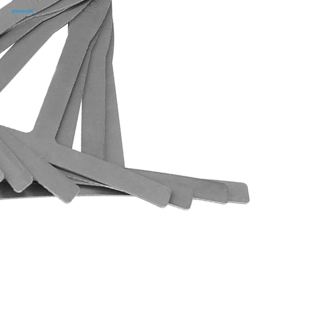 Bộ 9 Thước Đo Dây Đàn Guitar Điện Bằng Thép Không Gỉ Siêu Mỏng