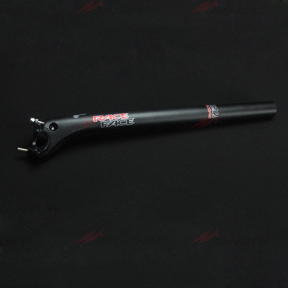 Thanh Đỡ Yên Xe Đạp Leo Núi Bằng Sợi Carbon Màu Trắng 20Degree 27.2 / 31.6 * 350 / 400mm