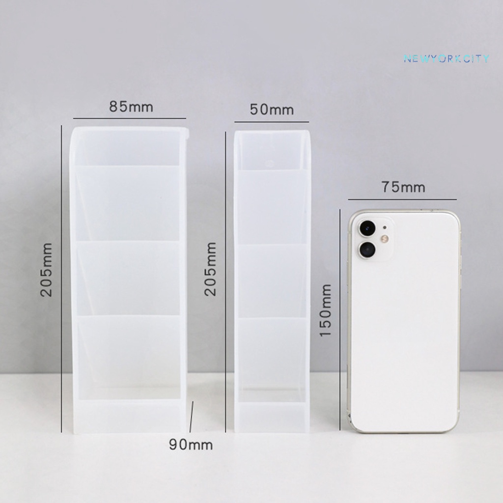 Giá Đỡ Bút Chì Trang Điểm NY-Pen 45 Độ Bằng Nhựa Trong Suốt Đa Năng