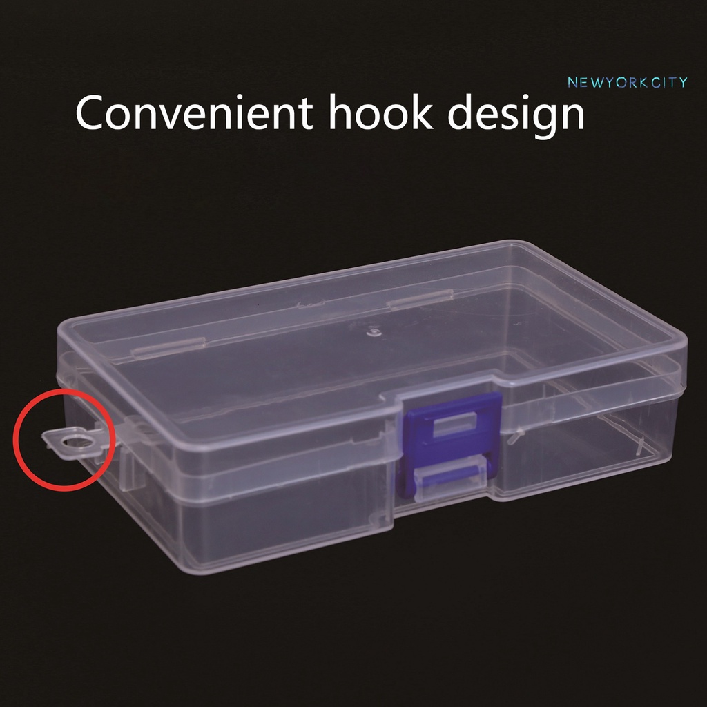 Hộp Nhựa Trong Suốt Hình Vuông Sức Chứa Lớn Đựng Đồ Đa Năng