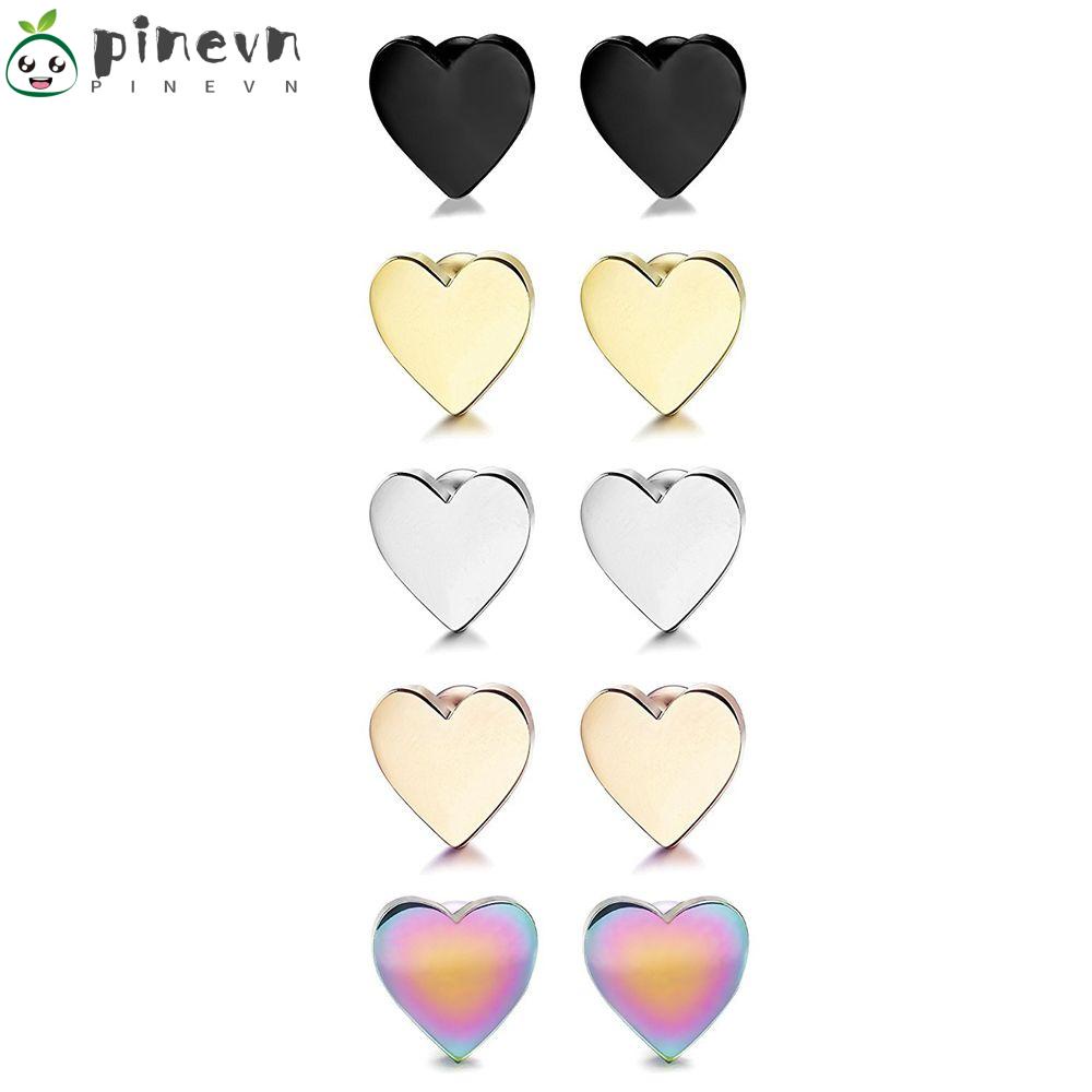 PINEVN Set 2 Khuyên Xỏ Cơ Thể Hình Trái Tim
