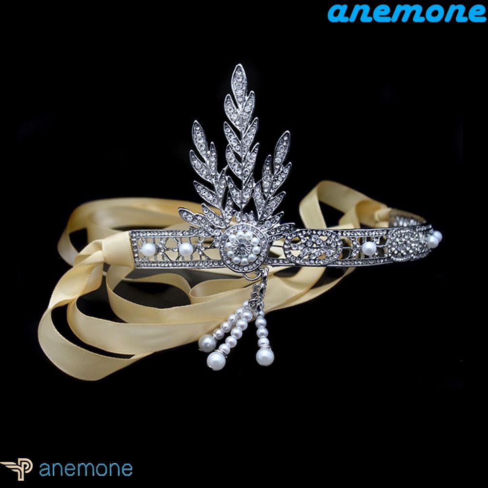 ANEMONE Băng Đô Cài Tóc Hình Chiếc Lá Phong Cách Vintage