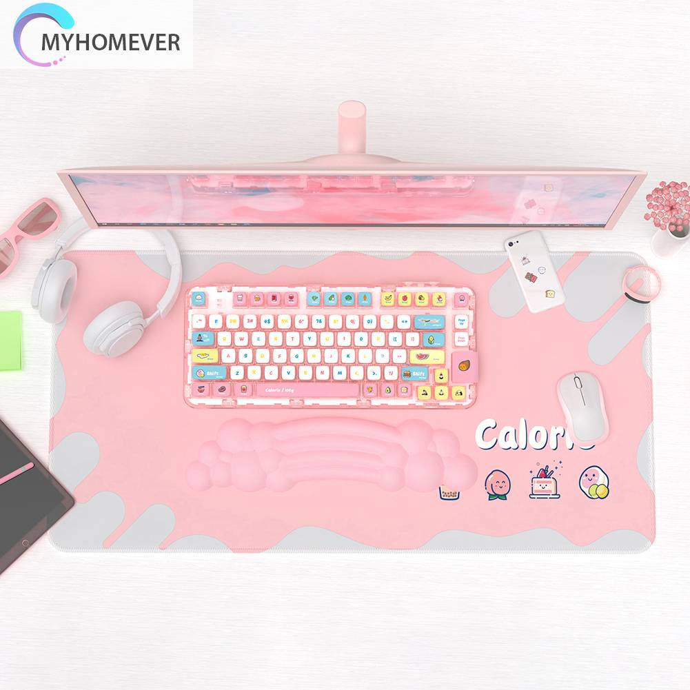 Tấm Lót Chuột Và Bàn Phím Cỡ Lớn Dày Dặn Chống Trượt Tiện Dụng Cho Máy Tính