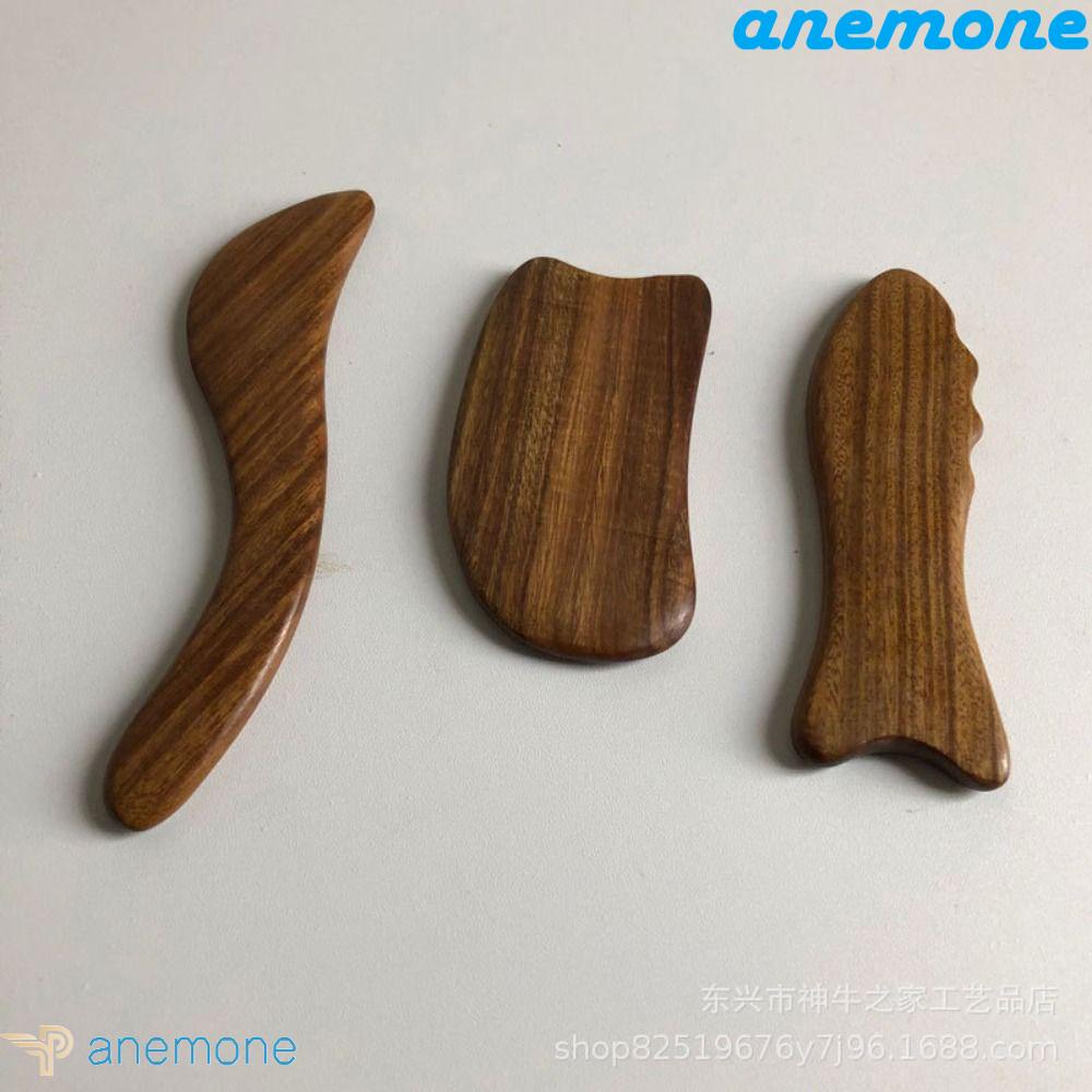 ANEMONE Bảng Cạo Mát Xa Thư Giãn Bằng Gỗ Hình Vuông Phong Cách Trung Hoa Đa Năng