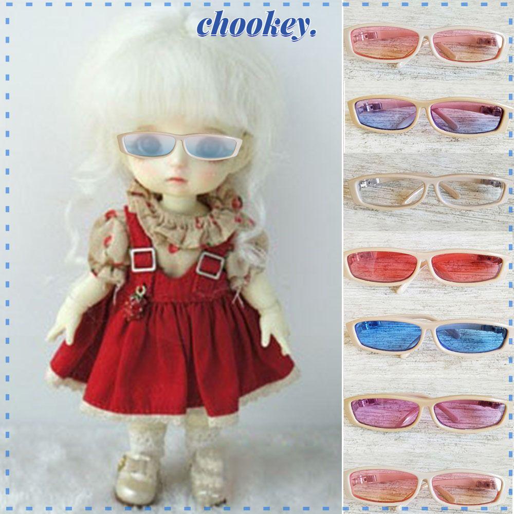 CHOOKEY Mắt Kính Gọng Vuông Dễ Thương Cho Búp Bê BJD 1 / 4