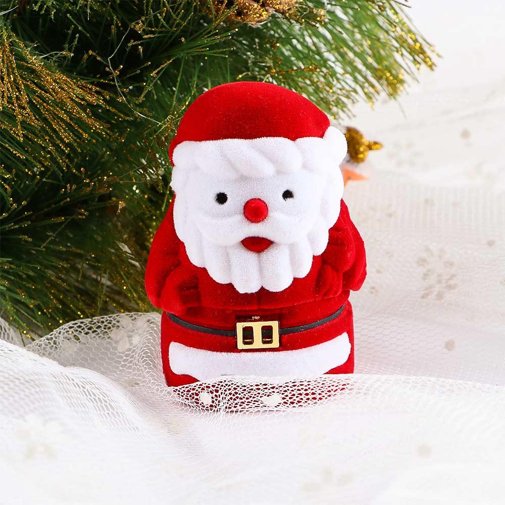 Hộp Đựng Nhẫn Trang Sức Truyền Thống Hình Ông Già Noel