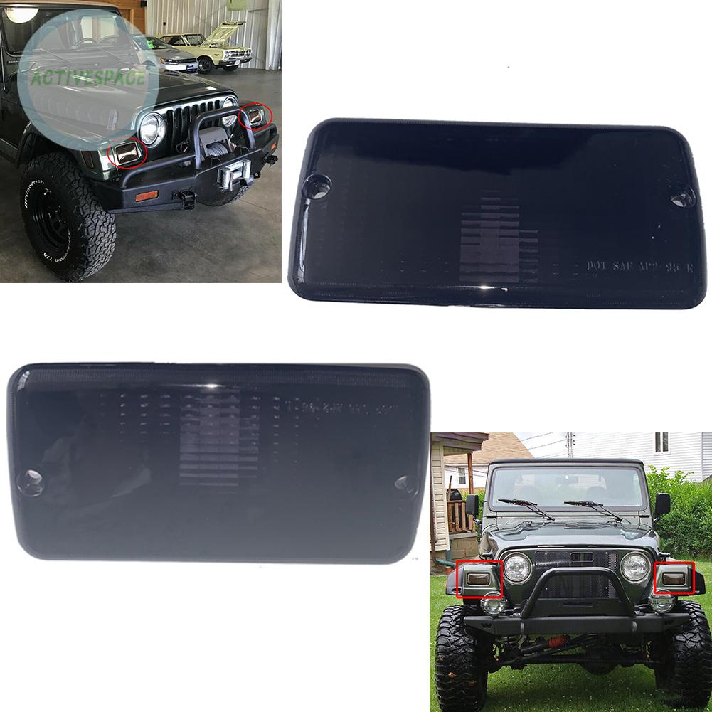 ⚡READYSTOCK⚡LED Turn Light Side Marker Amber For Jeep JL Smoked Front Fender Flares Turn Sig