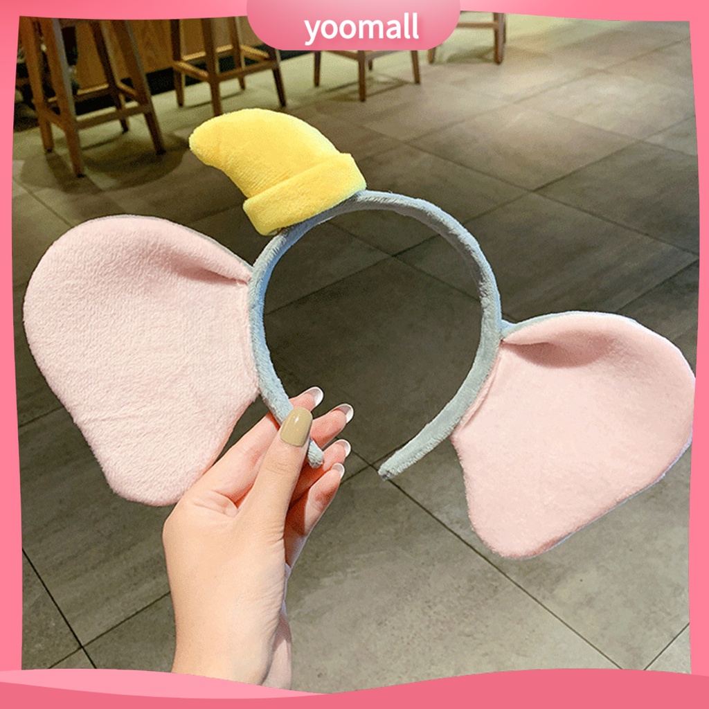 Băng Đô Tai Voi Dễ Thương Dùng Rửa Mặt / Trang Điểm