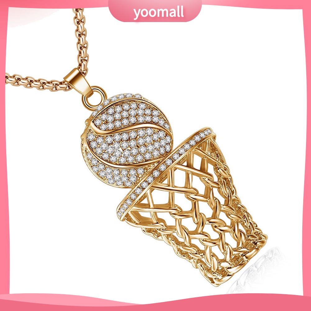 Vòng cổ Mặt Tròn Phong Cách Hip Hop Thời Trang Cho Nam Và Nữ