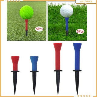5Pcs Rubber Golf Tees Step up Golf Tees Golf Ball Tee Holder for Reduces