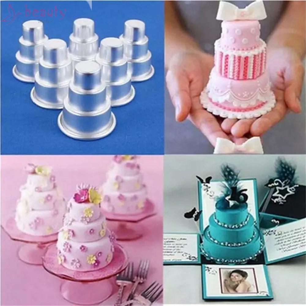 1 Khuôn Làm Bánh Muffin Tại Nhà L: 8.3 * 3.3 * 9cm M: 7 * 3 * 8cm S: 6.3 * 2.4 * 7.5cm