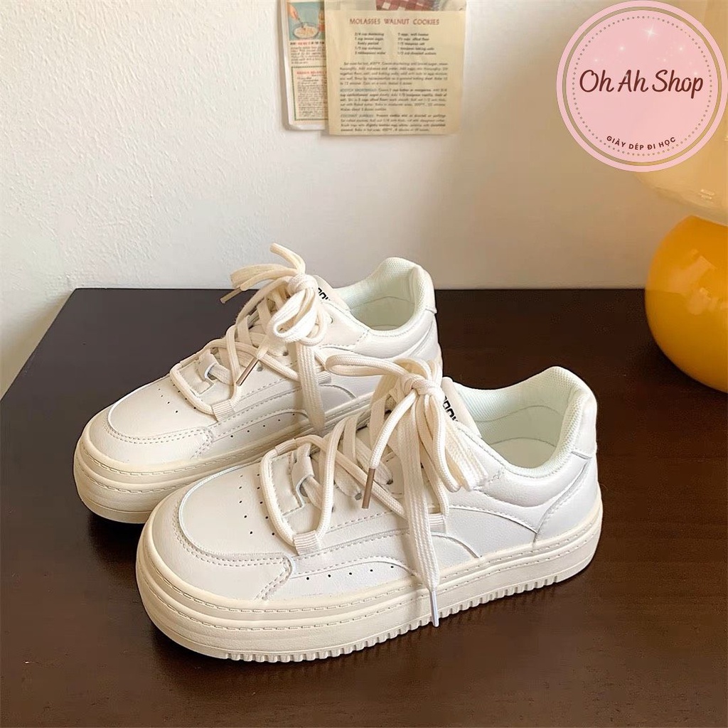 🍓  Giày Đi Học Giày Da Hàng Loại 1 Mũi Tròn 2 Dây Phong Cách Cá Tính  Ohahshopgiaydep