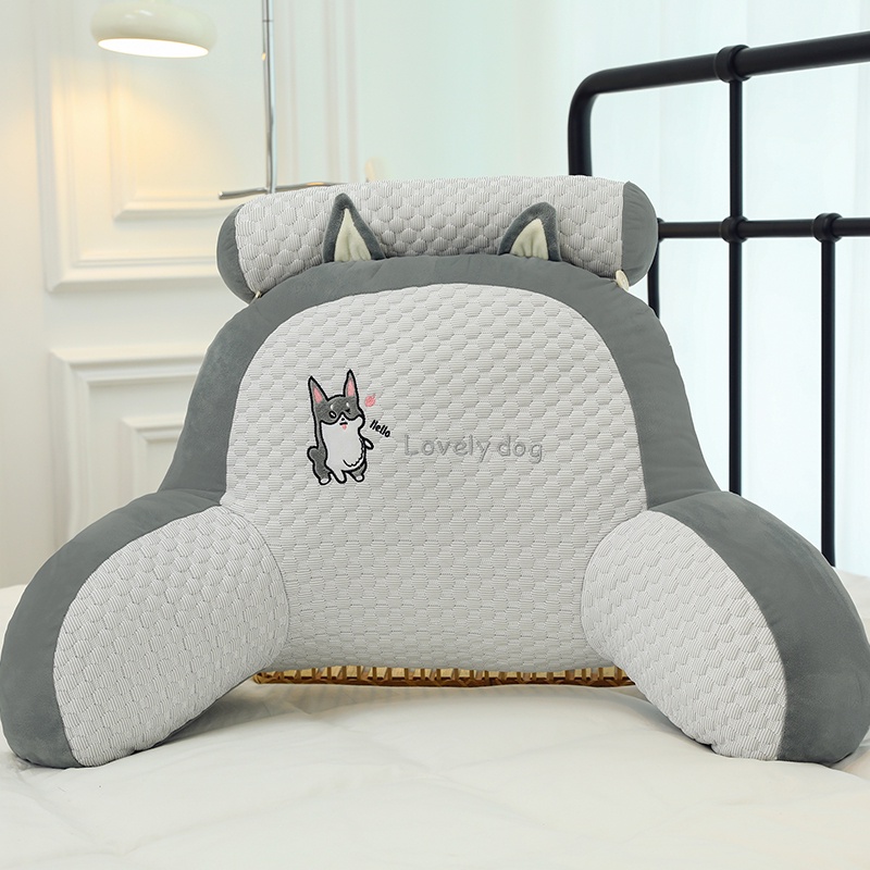 Gối Tựa Lưng Vải Lụa Lạnh Mềm Cỡ Lớn Chuyên Dùng Cho Ghế Sofa / Văn Phòng