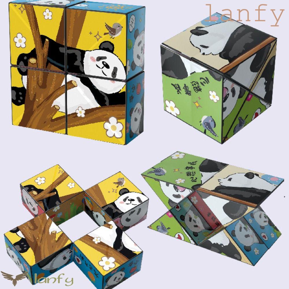 LANFY Đồ Chơi Khối Rubik Vô Cực 3D Giảm Căng Thẳng