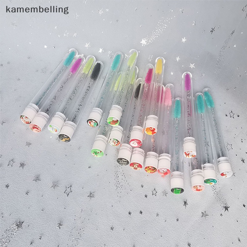 Kamembelling Cọ Chải Lông Mi / Lông Mày Có Thể Tái Sử Dụng Với Tay Cầm Trong Suốt