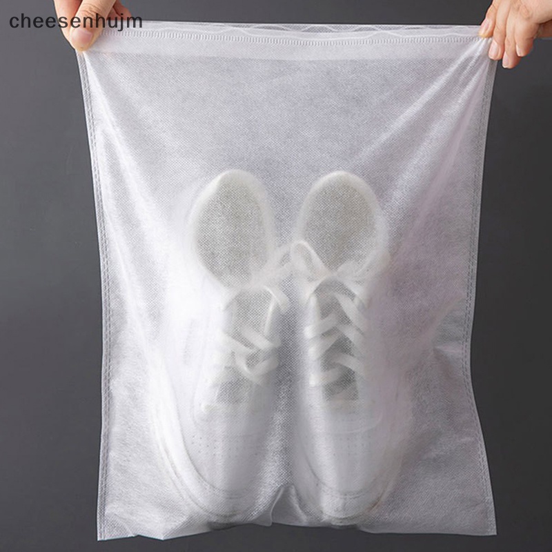 Set 10 Túi Đựng Giày Bằng Vải Không Dệt Chống Nước Tiện Dụng Khi Đi Du Lịch