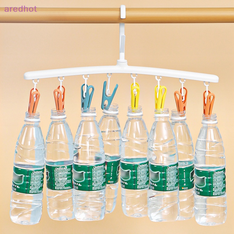 Kẹp Phơi Quần Áo / Vớ Hình Số 8 Bằng Nhựa Chống Thấm Nước Tiện Dụng Cho Nhà Tắm Mới