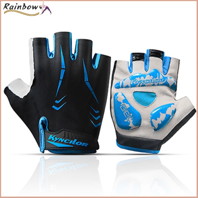 Găng Tay Thể Thao Nửa Ngón Chống Trượt Chống Mồ Hôi Thoáng Khí Dành Cho Nam Nữ