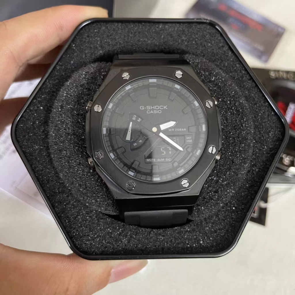 Đồng Hồ Thể Thao Casio Octagon Farm Oak Phiên Bản Mới GM2100 XBTN F0