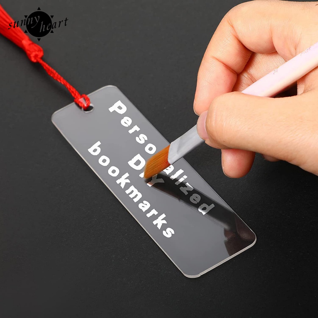 Sunnyheart Set 15 Miếng Dán Trang Trí Sách Bằng acrylic Nhiều Cách Và Sử Dụng Sáng Tạo Để Làm Dấu Trang Sách Thủ Công Độc Đáo DIY