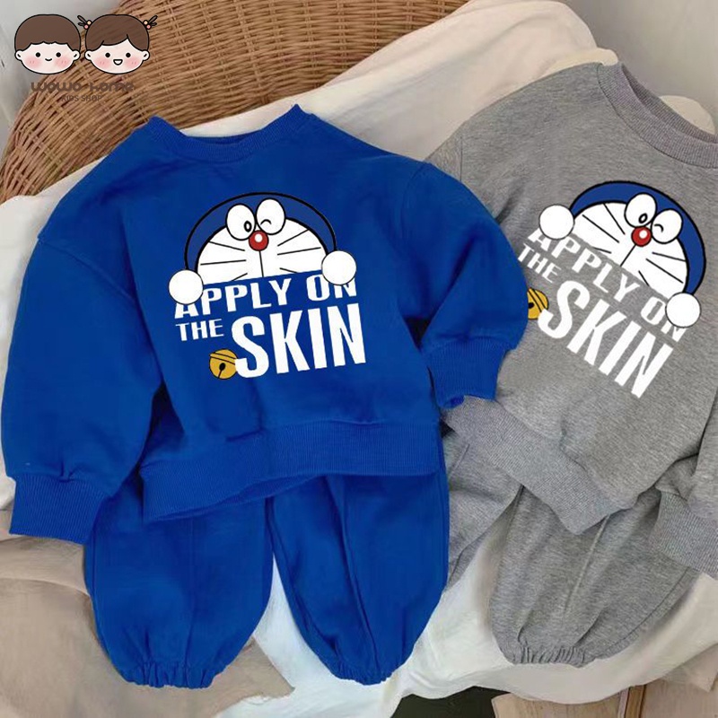 Áo sweater Tay Dài In Họa Tiết Hoạt Hình Phong Cách Hàn Quốc Thời Trang Mùa Thu Cho Bé Trai Và Gái
