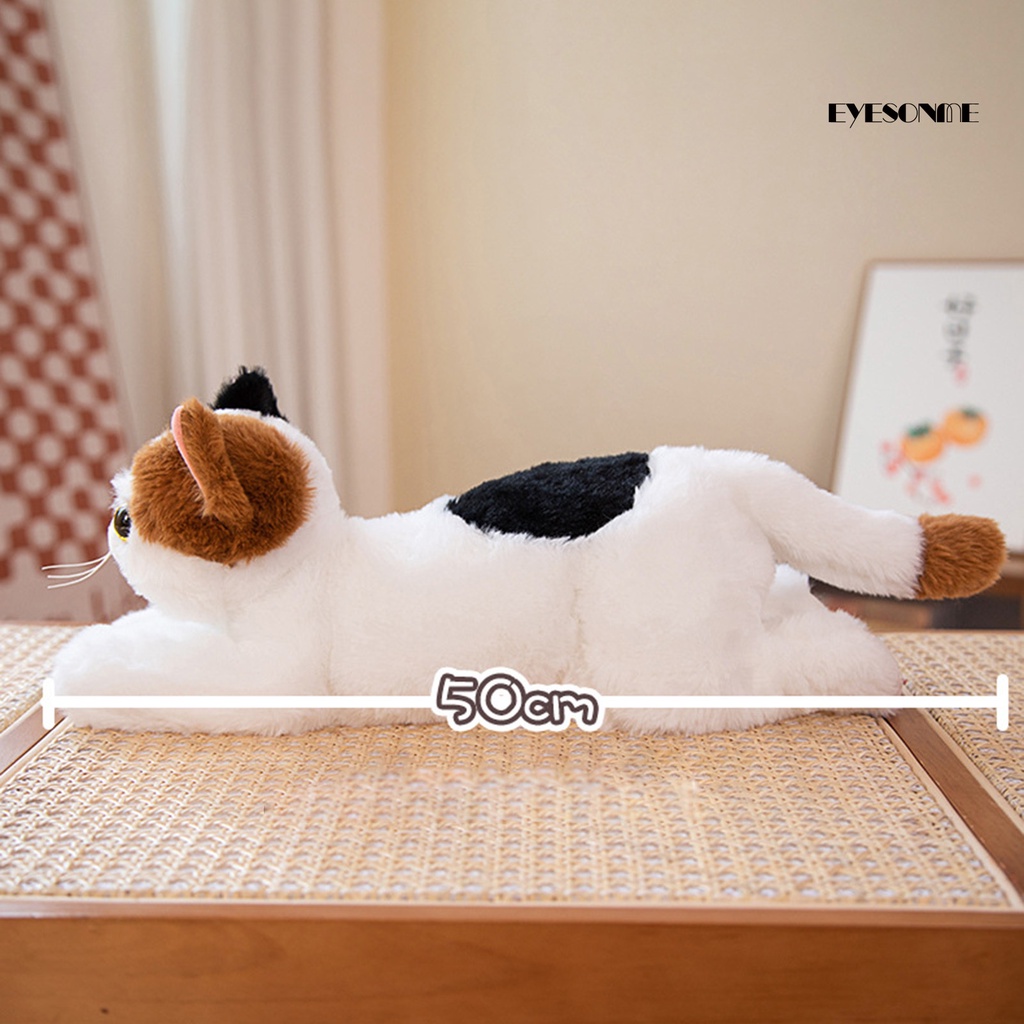 Đồ chơi nhồi bông Hình Mèo Mắt 3D Mềm Mại Đáng Yêu