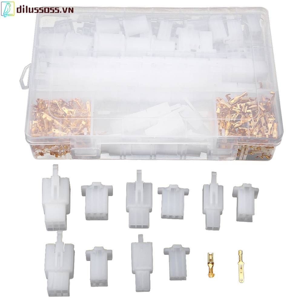 Set 580 Bugi Đánh Lửa 2.8mm 2 / 3 / 4 / 6 / 9 Pin Cho Xe Ô Tô