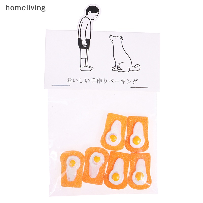 Set 6 Mô Hình Bánh Mì Tỉ Lệ 1: 12 Dùng Để Trang Trí Nhà Búp Bê