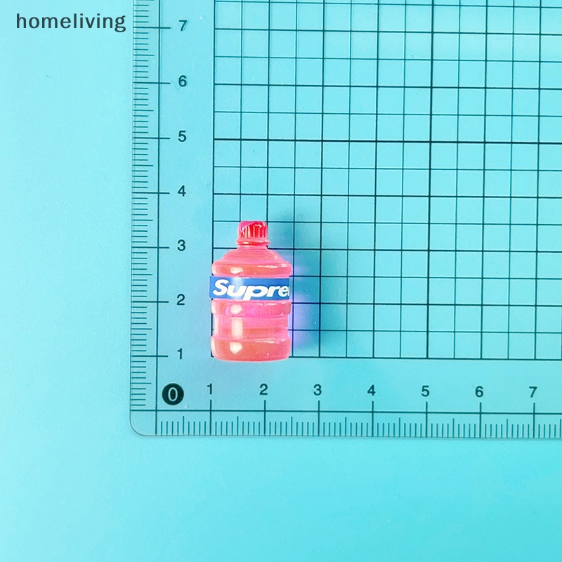 Bộ 5 Mô Hình Bình Kem Mini Bằng Resin Màu Dạ Quang Dùng Trang Trí Ốp Điện Thoại