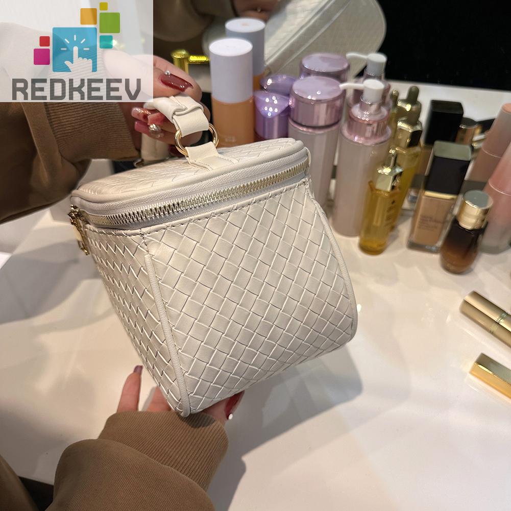 Túi Đựng Mỹ Phẩm Da PU Sức Chứa Lớn Tiện Dụng Cho Nữ