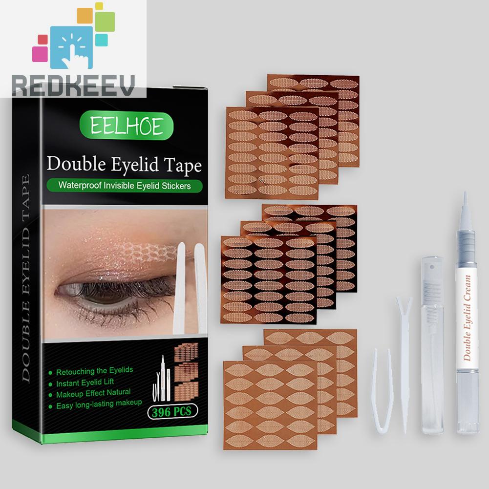 Bộ 396 Miếng Dán Kích Mí Với 3 Hình Dạng Khác Nhau